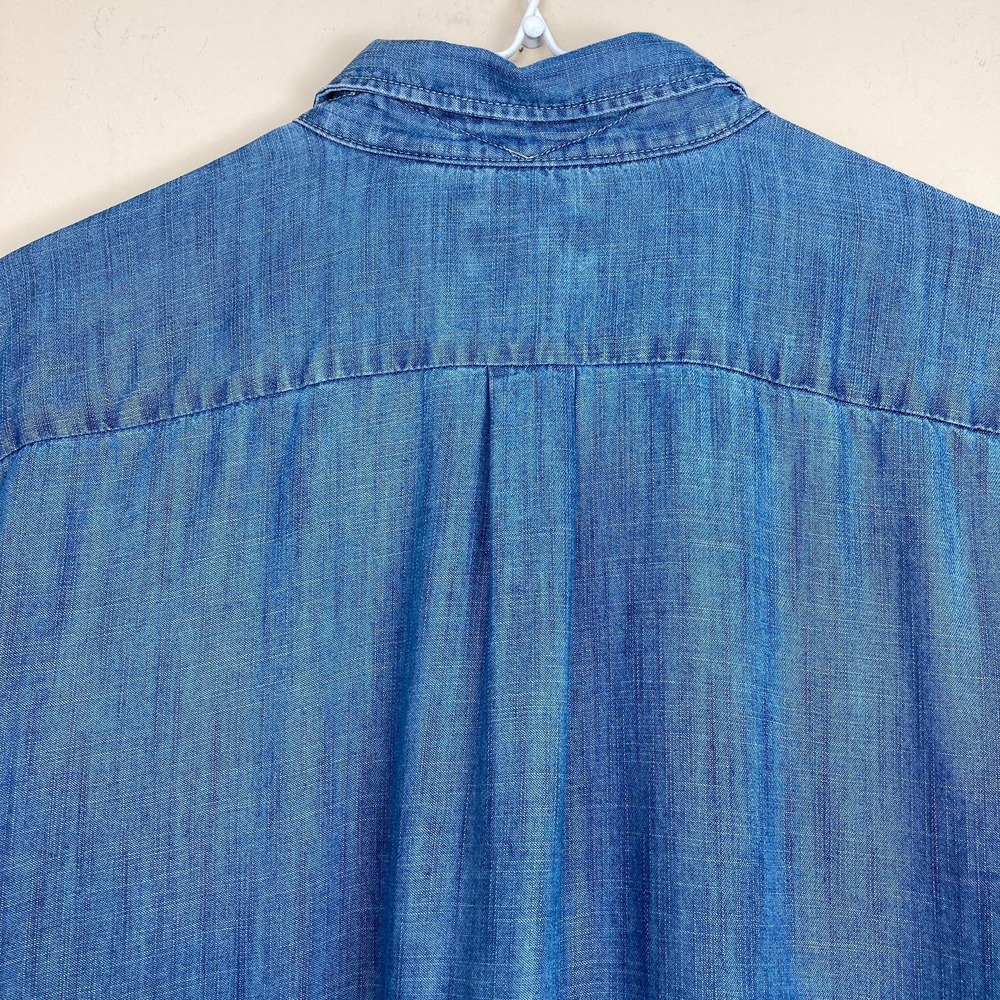 LEVIS Boyfriend Fit Button Down Denim Jean Shirt M - Picture 6 of 12
